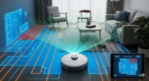 aspirator robot smart home cu navigatie laser curatare automata